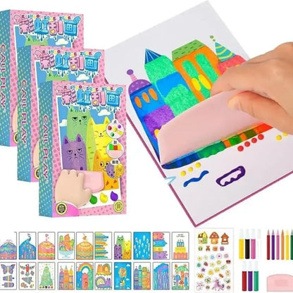 Rainbow dot painting art kits
