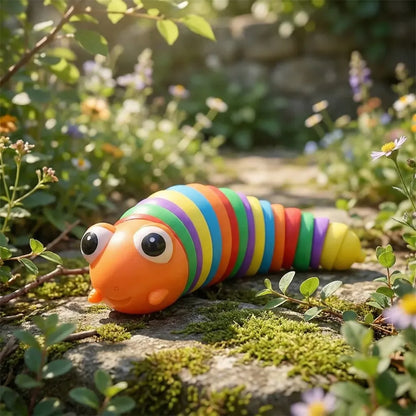 Rainbow slug fidget toy - toys