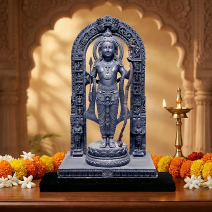 Ram lalla mdf cutout of statue in ayodhya mandir (2d)