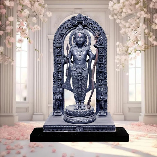 Ram lalla mdf cutout of statue in ayodhya mandir (2d)