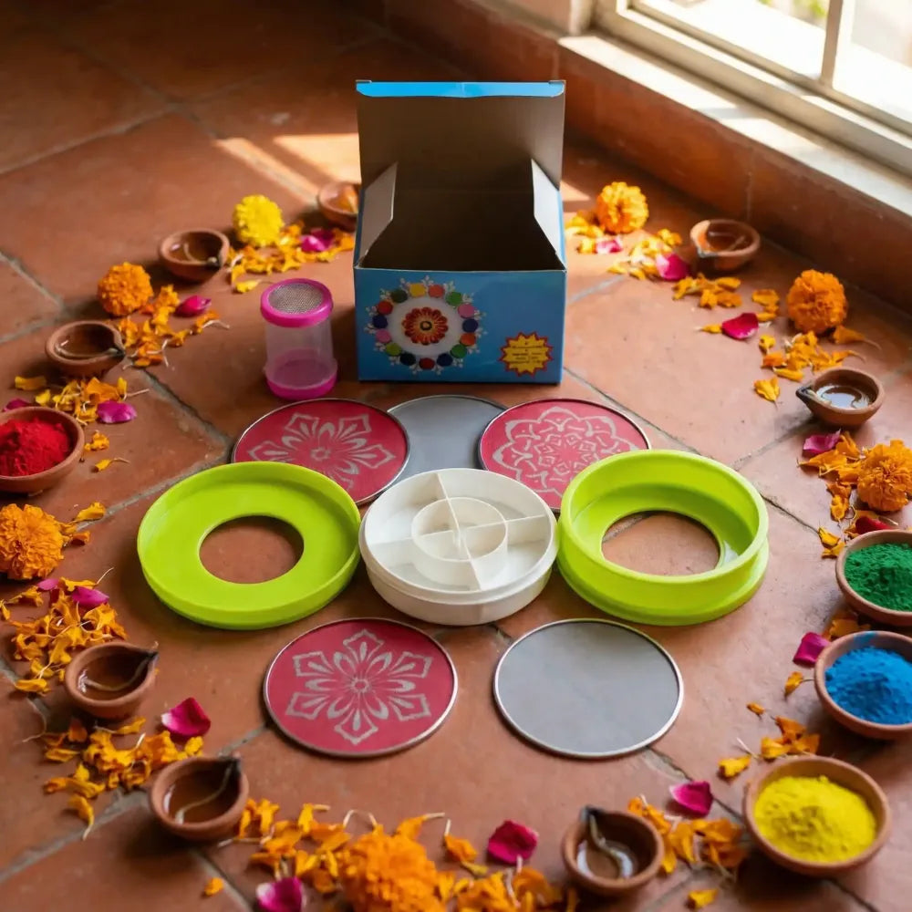 Rangoli kit with magic tool – pack of 1