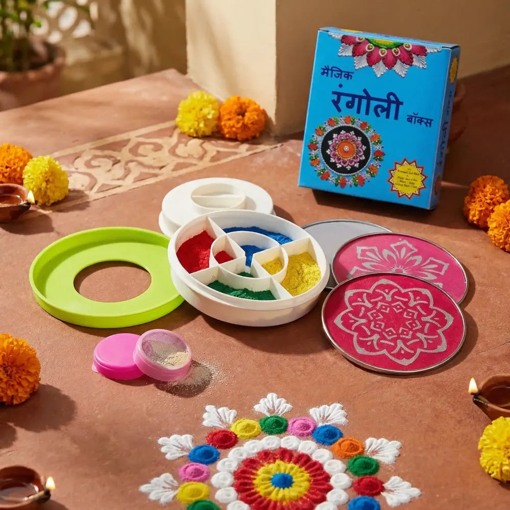 Rangoli kit with magic tool – pack of 1