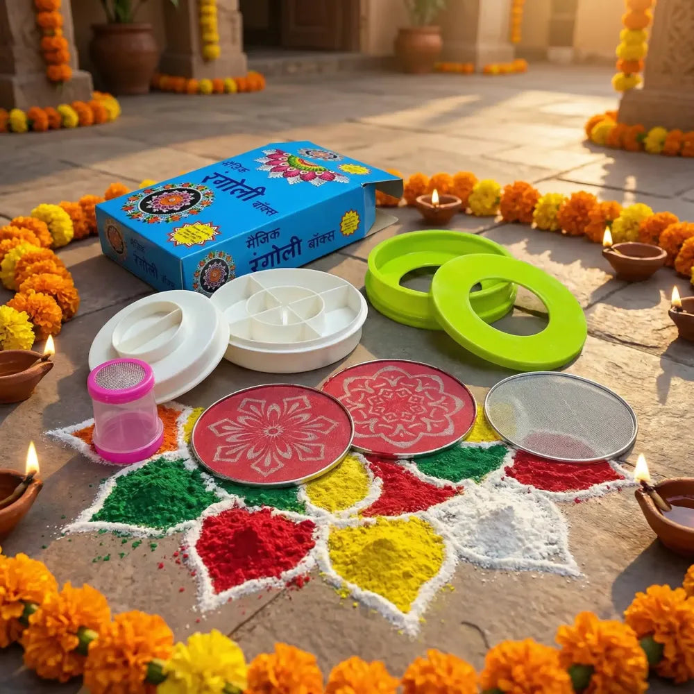 Rangoli kit with magic tool – pack of 1