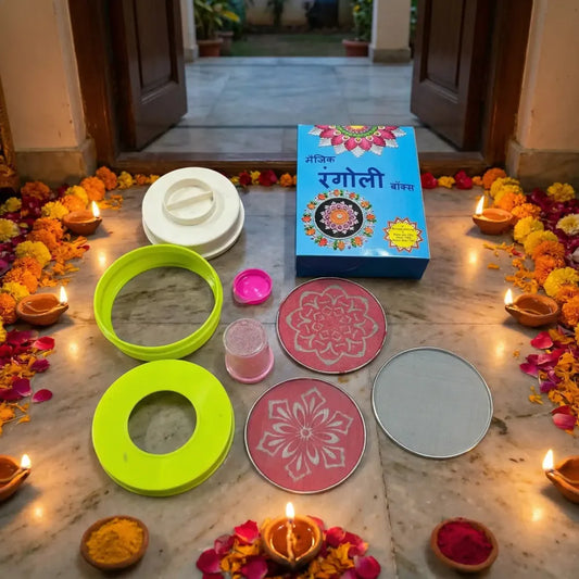 Rangoli kit with magic tool – pack of 1