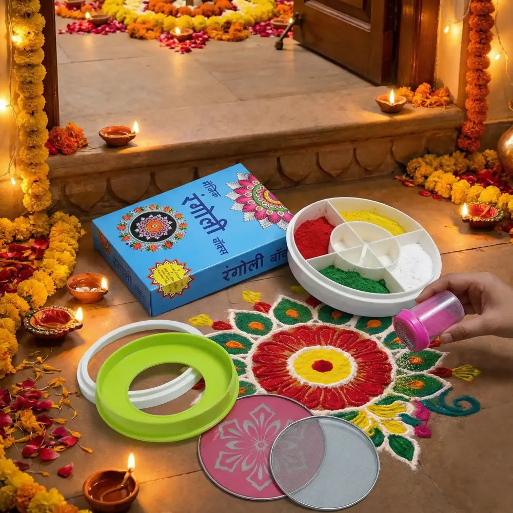 Rangoli kit with magic tool – pack of 1