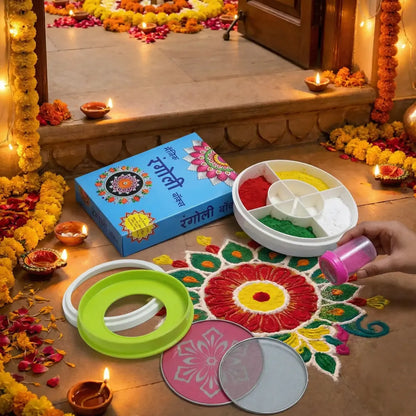 Rangoli kit with magic tool – pack of 1