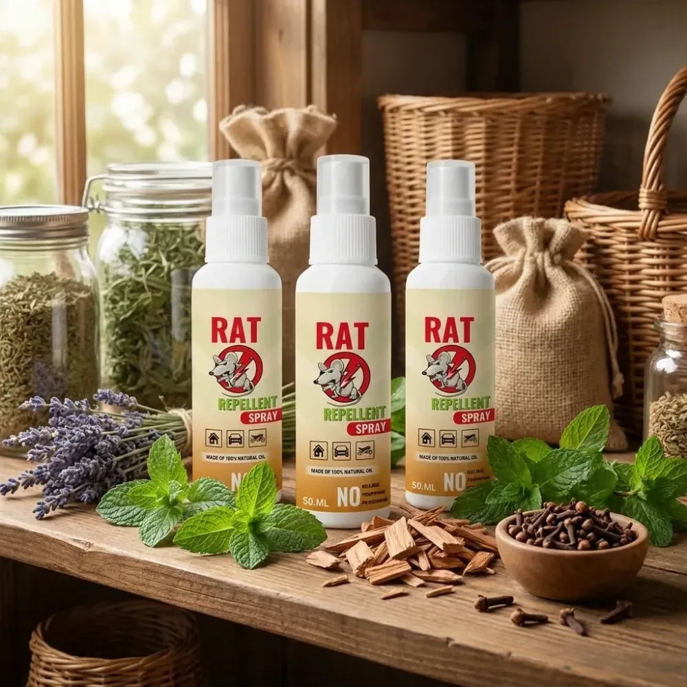 Ratbuster rodent repellent spray – 50ml × 3