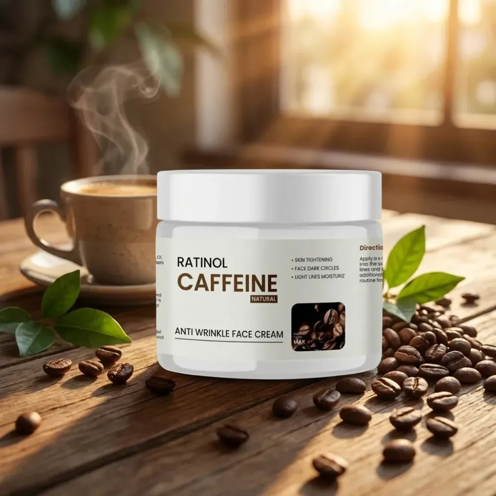 Ratinol caffeine anti wrinkle cream