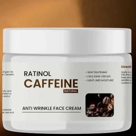 Ratinol caffeine anti wrinkle cream
