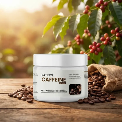 Ratinol caffeine anti wrinkle cream