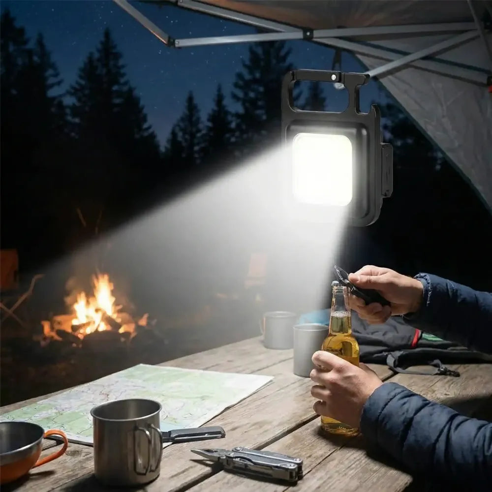 Rechargeable mini flashlight keychain - home essentials