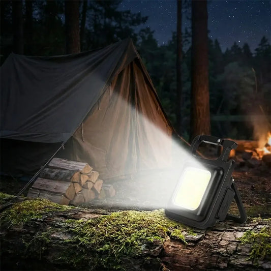 Rechargeable mini flashlight keychain - home essentials