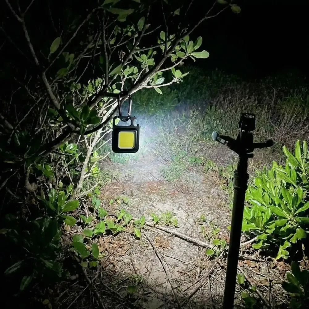Rechargeable mini flashlight keychain - home essentials
