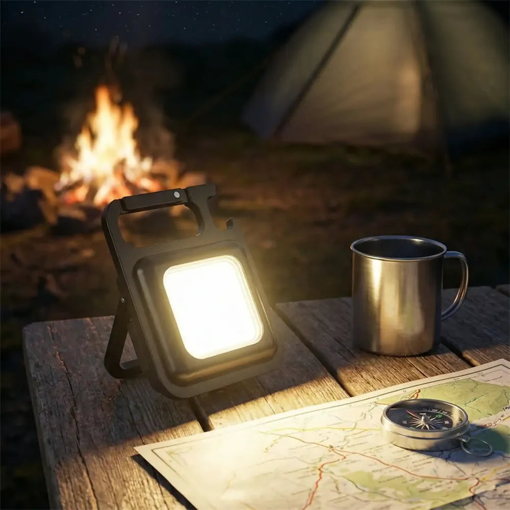 Rechargeable mini flashlight keychain - home essentials