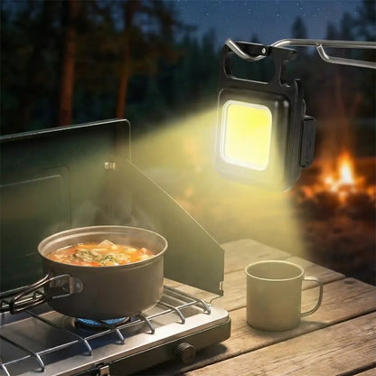 Rechargeable mini flashlight keychain - home essentials