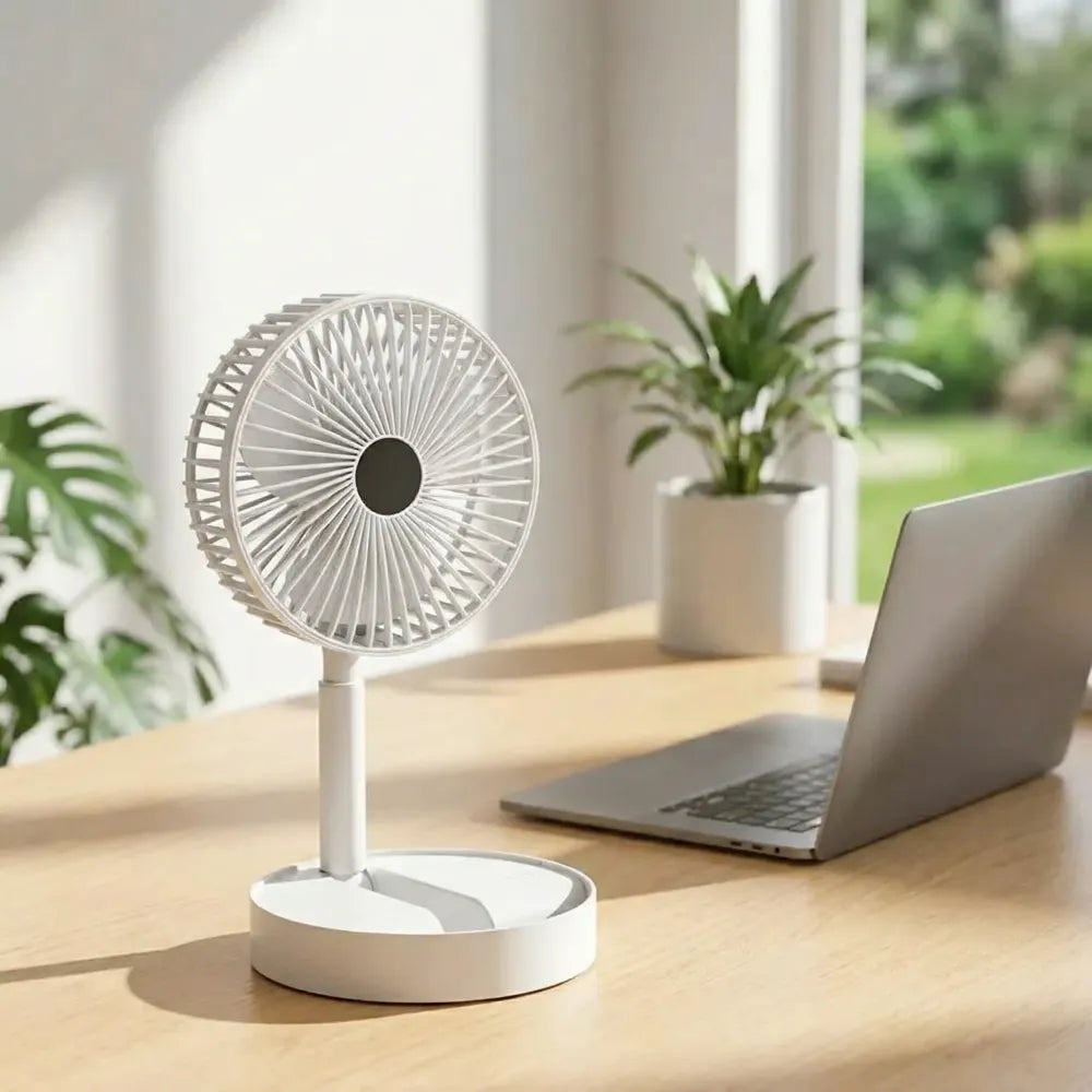 Rechargeable mini table fan - summer product