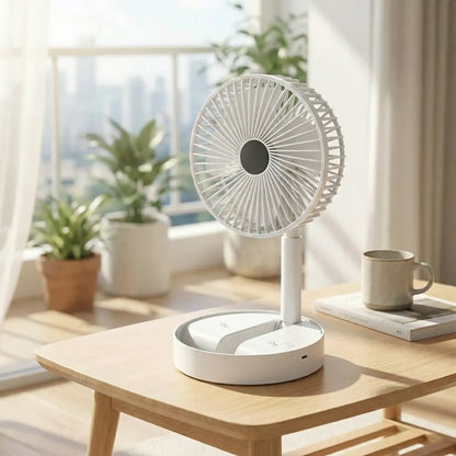 Rechargeable mini table fan - summer product