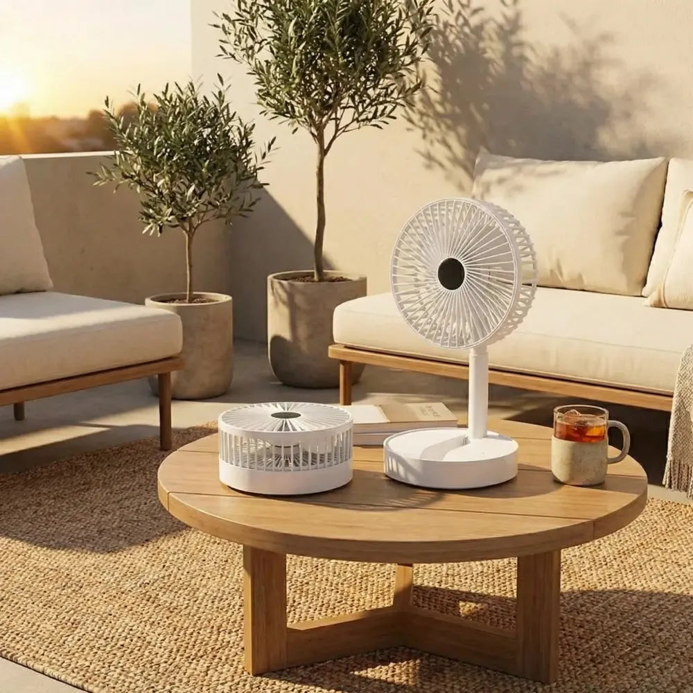 Rechargeable mini table fan - summer product