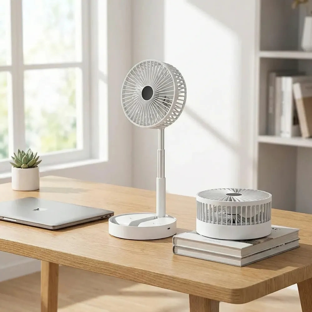 Rechargeable mini table fan - summer product