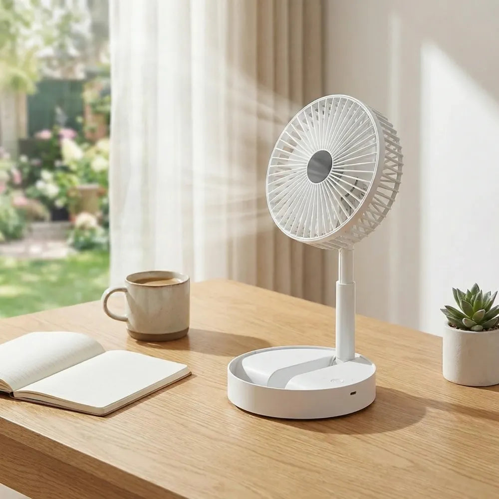 Rechargeable mini table fan - summer product