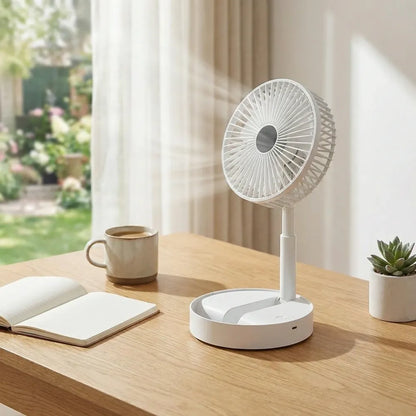 Rechargeable mini table fan - summer product