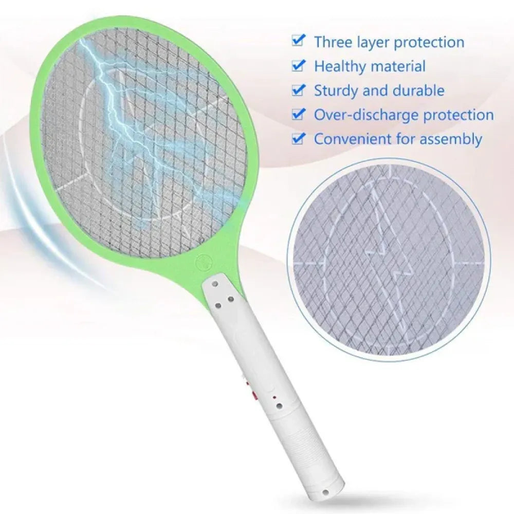 Rechargeable mosquito zapper racket - home improvement