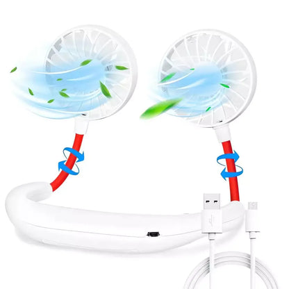 Rechargeable neck fan - home essentials