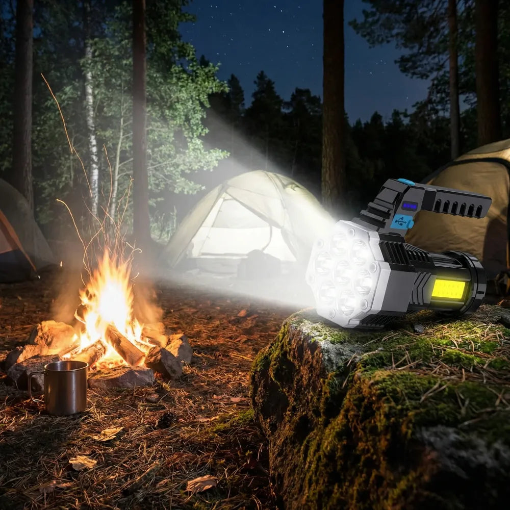 Rechargeable outdoor flashlight lantern - home improvement