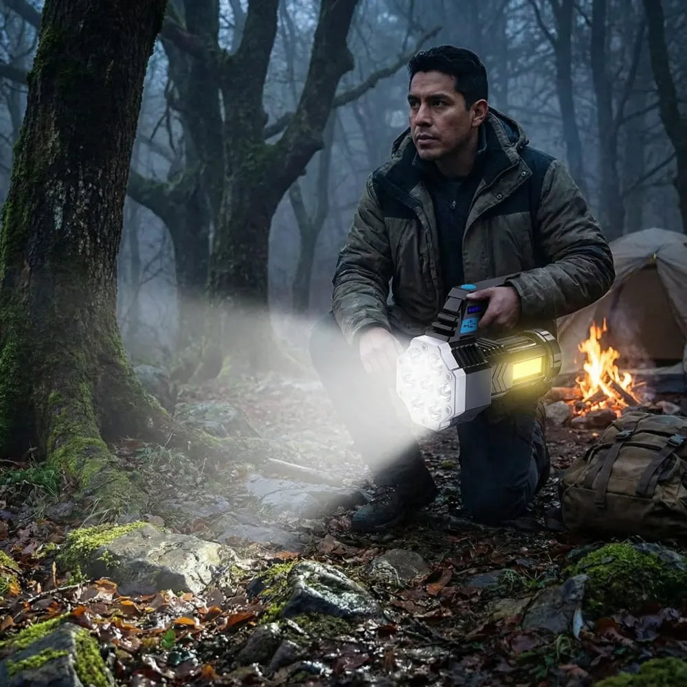 Rechargeable outdoor flashlight lantern - home improvement