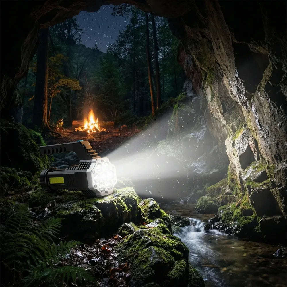 Rechargeable outdoor flashlight lantern - home improvement