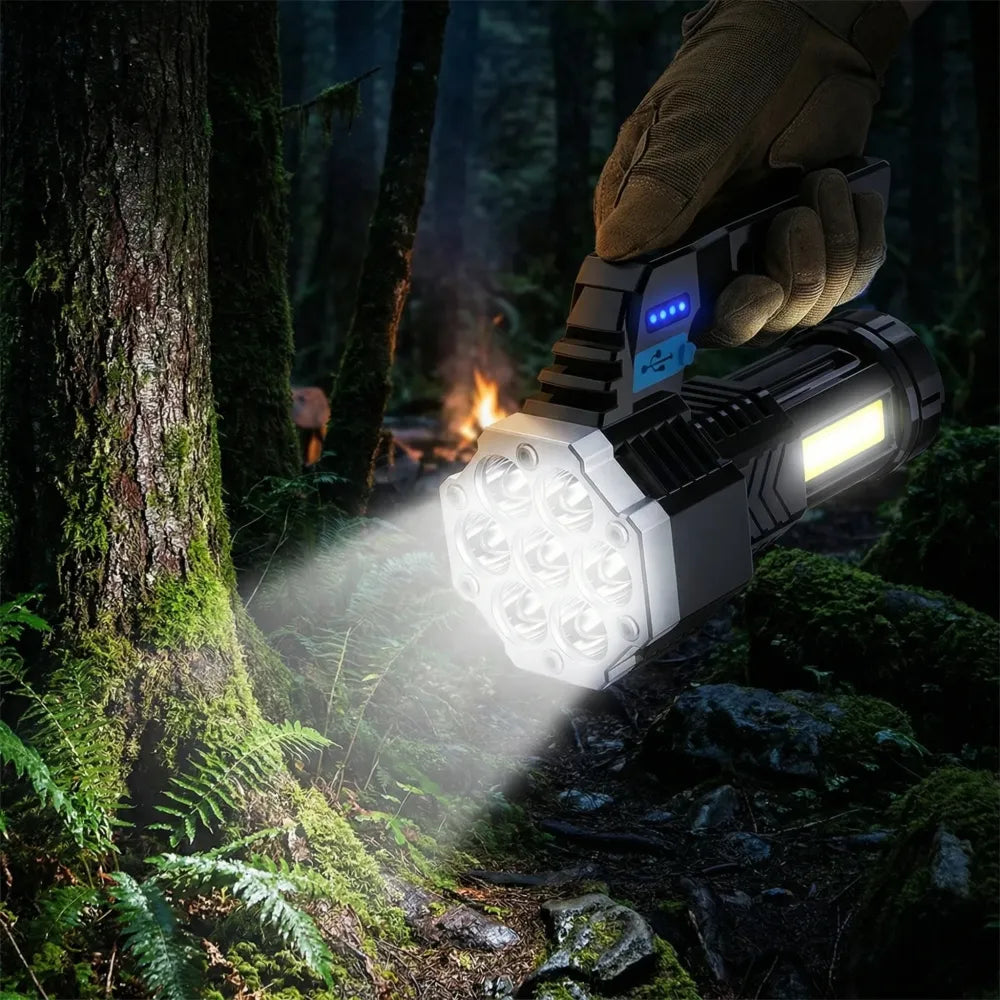 Rechargeable outdoor flashlight lantern - home improvement