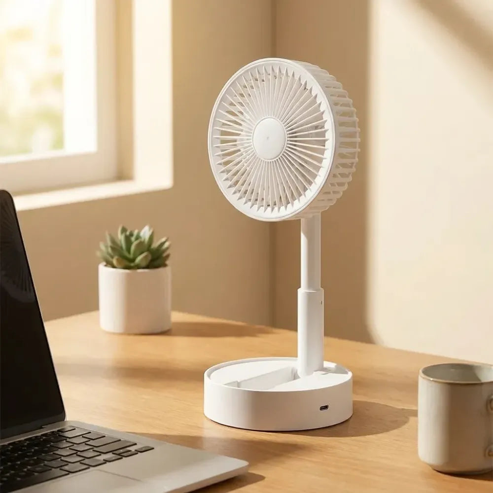Rechargeable table/wall fan
