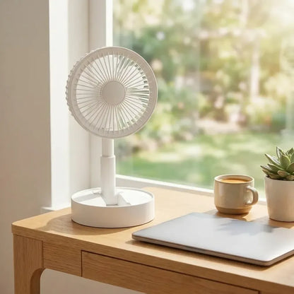 Rechargeable table/wall fan
