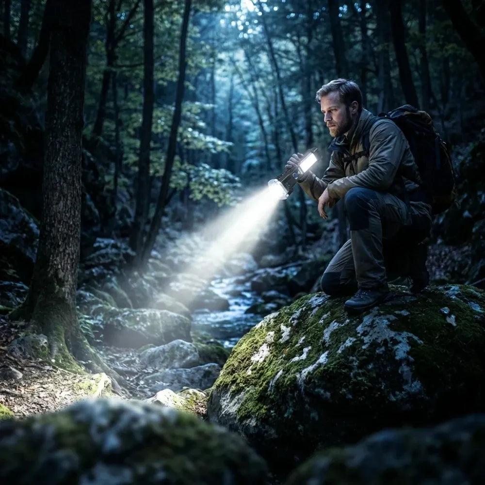 Rechargeable torch led flashlight
