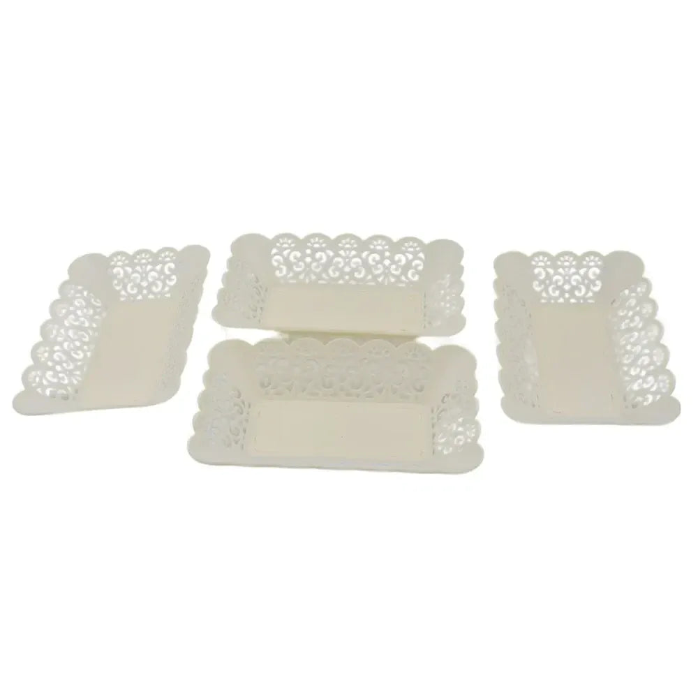 Rectangle plastic serving trays - home & kitchen