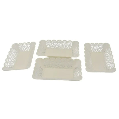 Rectangle plastic serving trays - home & kitchen