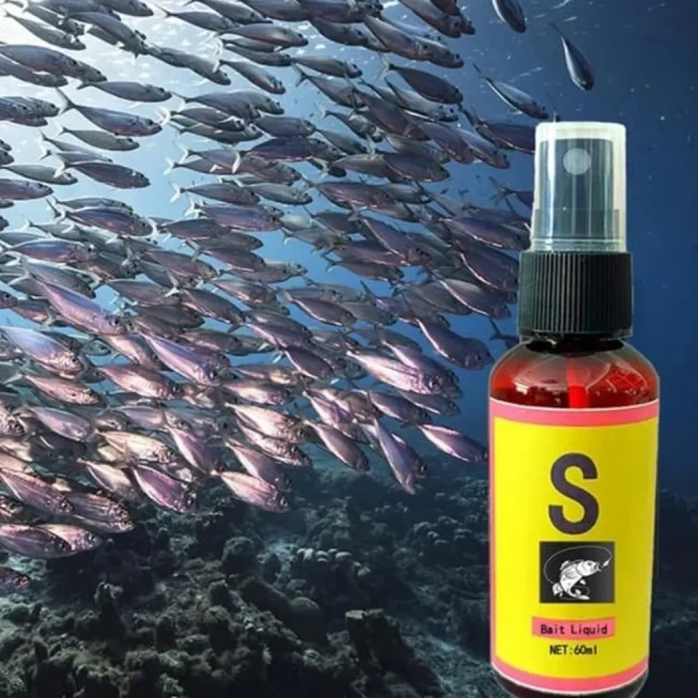 Red fish attractant spray