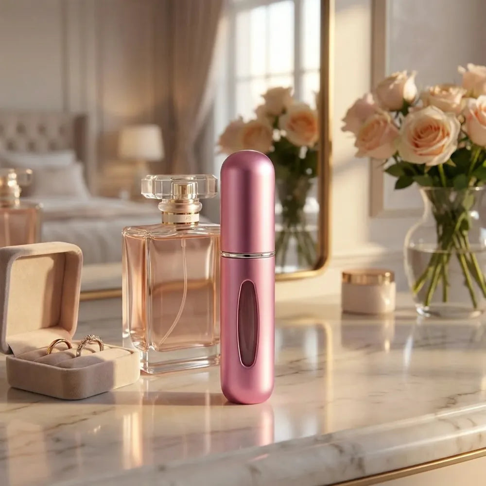 Refillable pocket perfume for women