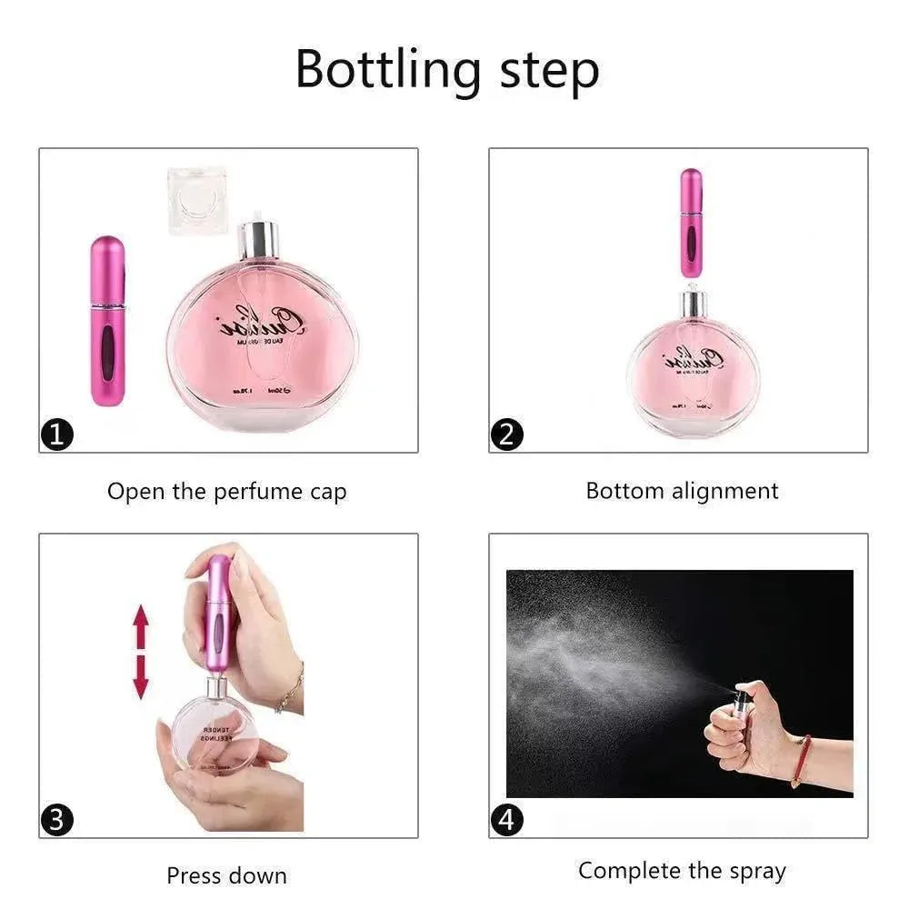 Refillable pocket perfume for women