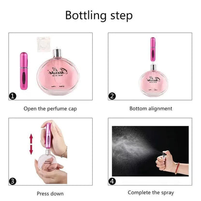 Refillable pocket perfume for women