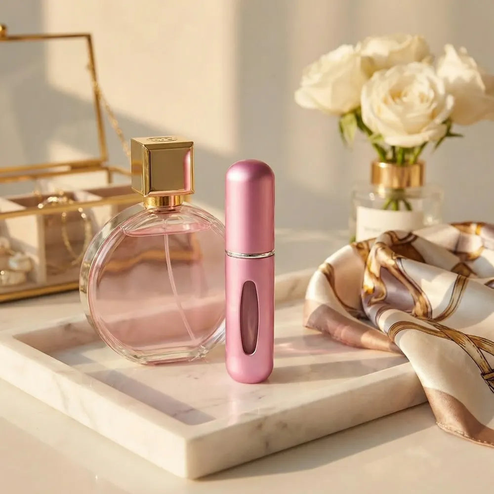 Refillable pocket perfume for women