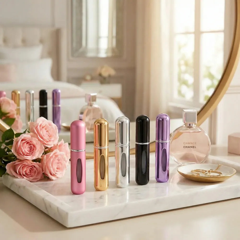 Refillable pocket perfume for women