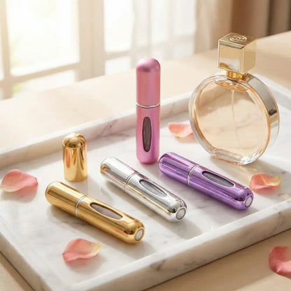 Refillable pocket perfume for women