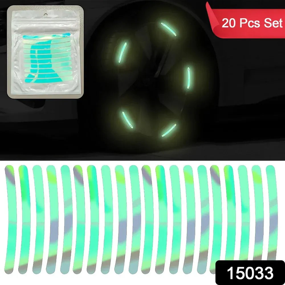 Reflective car wheel stickers - automotive