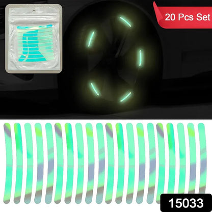 Reflective car wheel stickers - automotive