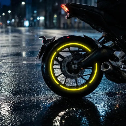 Reflective tyre & body stickers – 18 stripes
