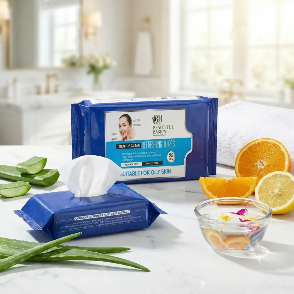 Refreshing facial wet wipes - health care