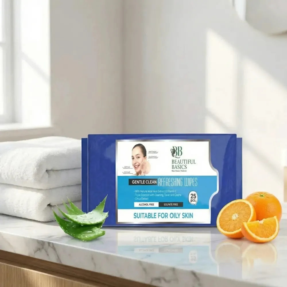 Refreshing facial wet wipes - health care