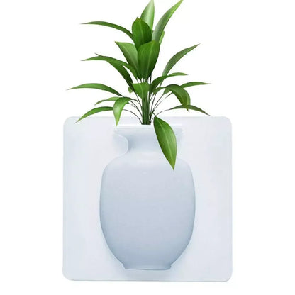 Removable sticky wall vase - home essentials