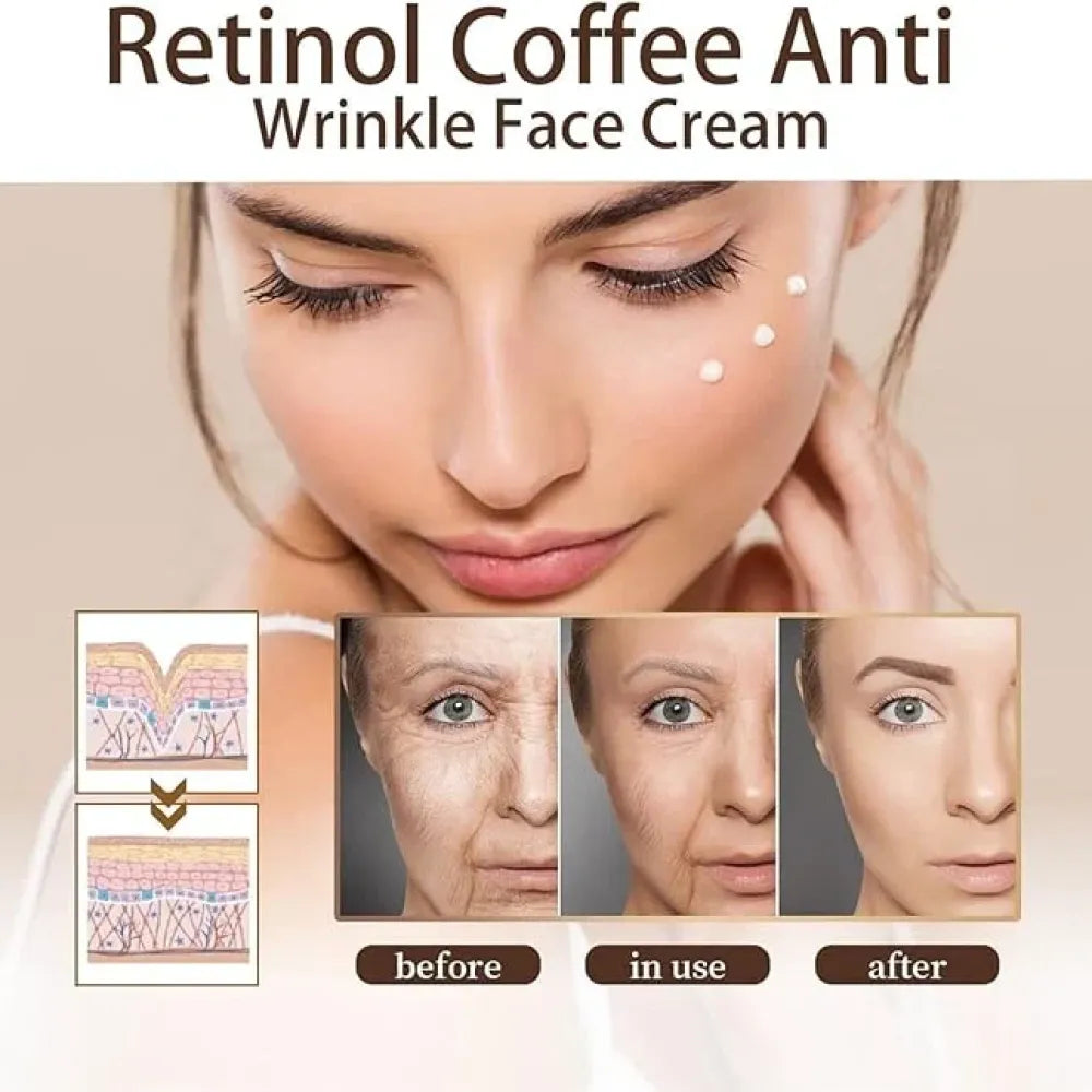 Retinol caffeine face cream – 100g